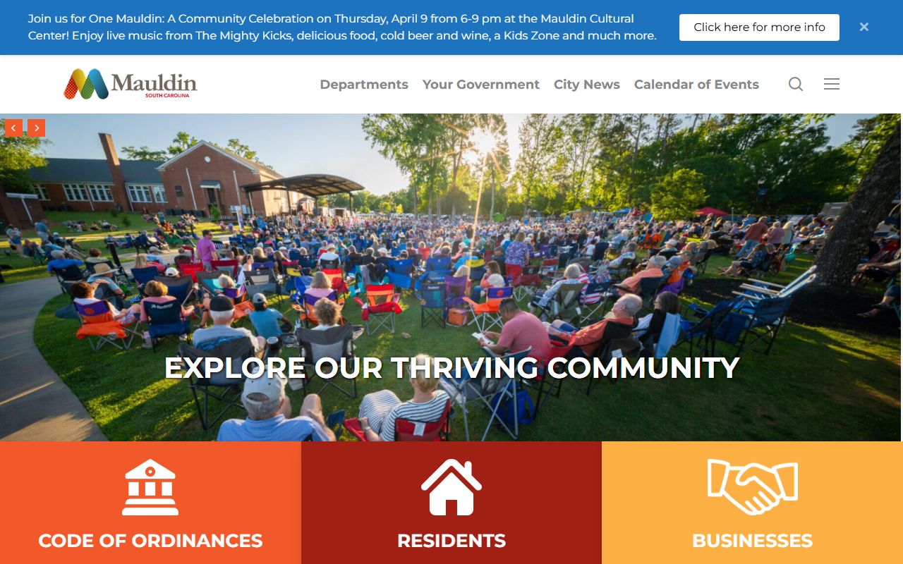 City of Mauldin resources for dissolution of marriage cases in Greenville County