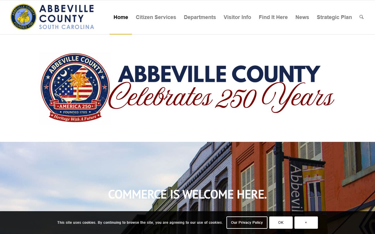 Abbeville County Clerk of Court website for dissolution of marriage records
