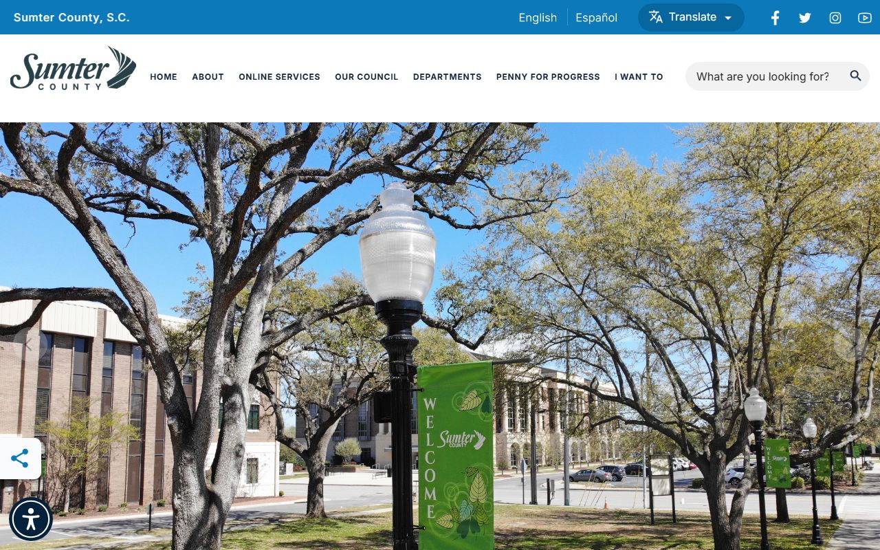 Sumter County Clerk of Court website for dissolution of marriage records